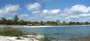 Xpu-Ha Beach from dock