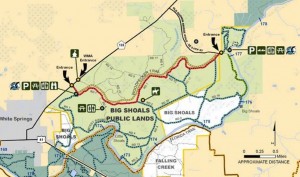 BigShoalsParkMap BigShoalsParkMap