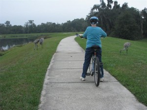 Peggy at Fishhawk Ranch Trail Peggy at Fishhawk Ranch Trail