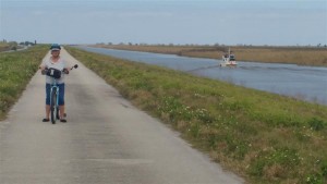 Peggy on Hoover Dike Peggy on Hoover Dike