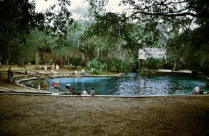 Pam 7, Joan 4, Jeff 10 at Juniper Springs 1975 Juniper Springs 1975