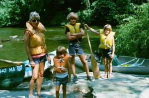 Kobak Family Paddling 1976 Kobak Family Paddling 1976