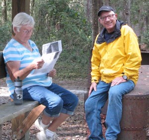 Peggy and John on the Trail Peggy-John