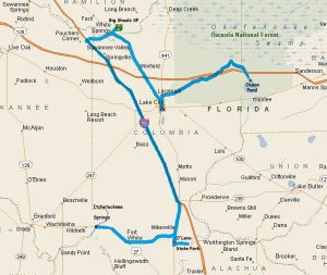 Ocean Pond to Ichetucknee