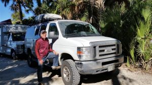Bob Nicholson at Fort Desoto Camp Bob Nicholson at Fort Desoto Camp