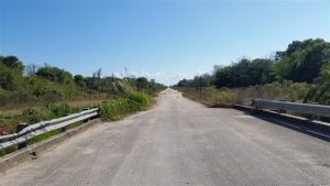 Pavement Ends at Bridge