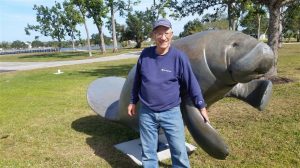 John at Visitor Center John at Visitor Center