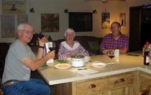 Horsd'oeuvres at Paul-Helen's