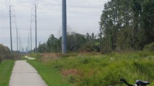 Trail underPowerLines Trail underPowerLines